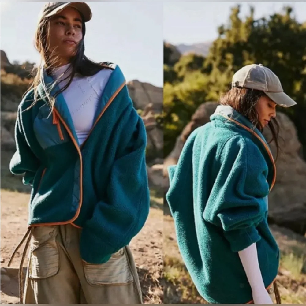 Free People Hit The Slopes Shawl Jacket - Picture 4 of 4